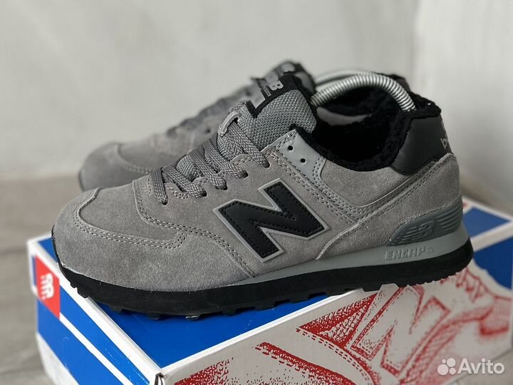 Кроссовки зимние на меху New Balance 574 (38)