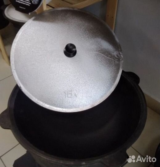Оригинальный узбекский чугунный казан 16л