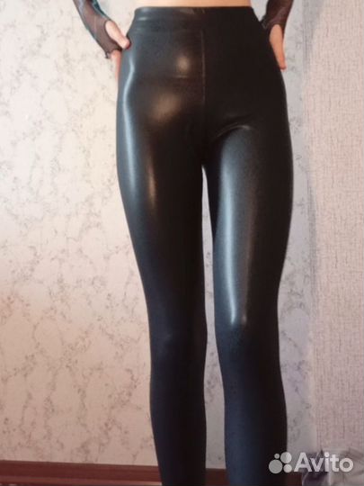 Легенсы кожаные