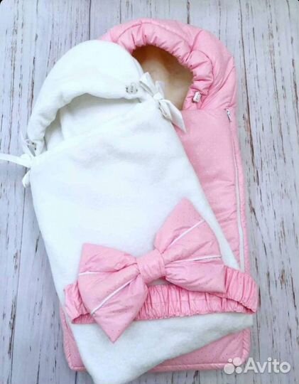 Конверт на выписку зимний для девочки