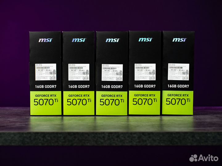 MSI GeForce RTX 5070 Ti gaming trio OC plus 16G