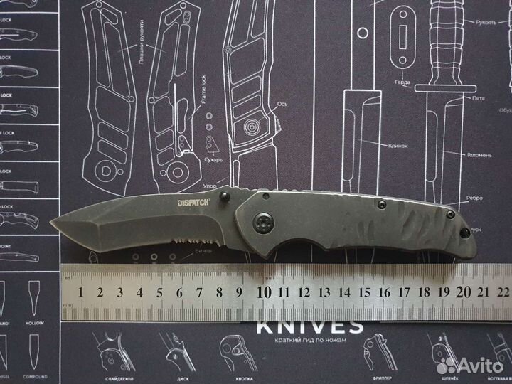 Складной нож Dispatch DP-8104/05-BK