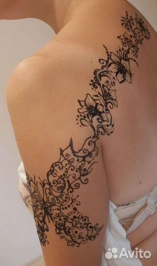 Мехенди-временное тату хной