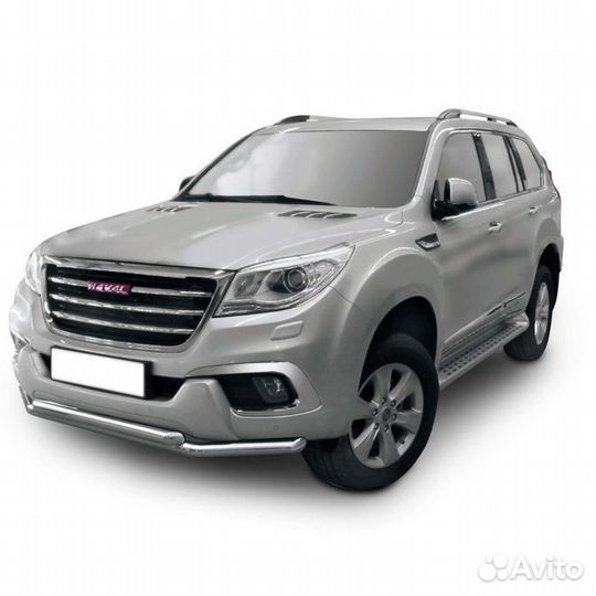 Защита переднего бампера Haval H9 (2014 - 2017)