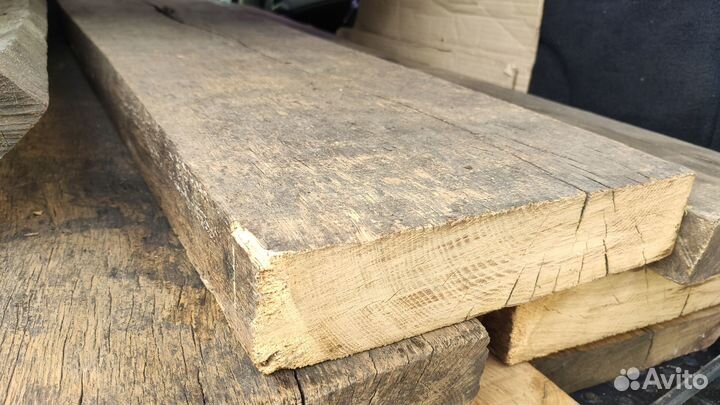 Доска дубовая сухая амбарная старая