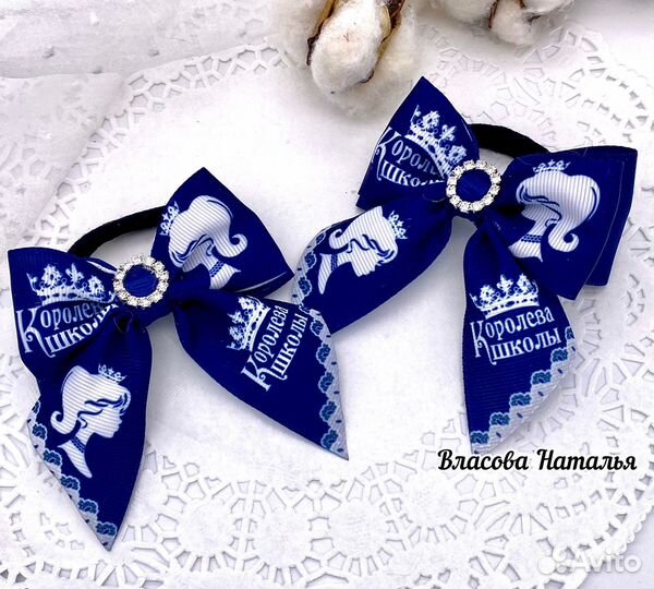 Бантики для волос. Ручная работа