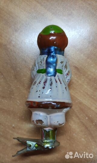 Елочная игрушка на прищепке СССР
