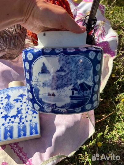 Ваза для цветов фарфор шинуазри