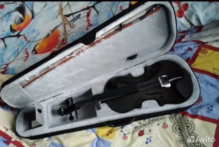Новая скрипка 4/4 antonio lavazza черная