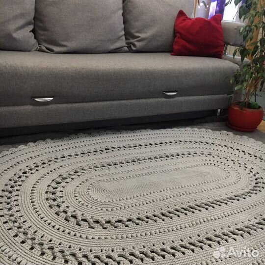 Ковер « Ажур» ручная работа крючок