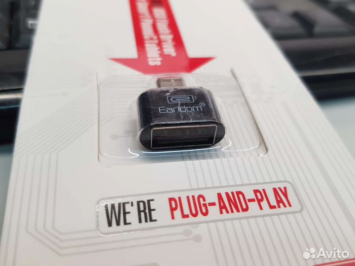 Фирменный OTG Адаптер (Монолит) microusb на USB