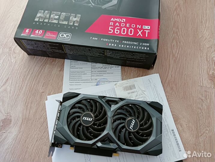 RX 5600 xt гаратния