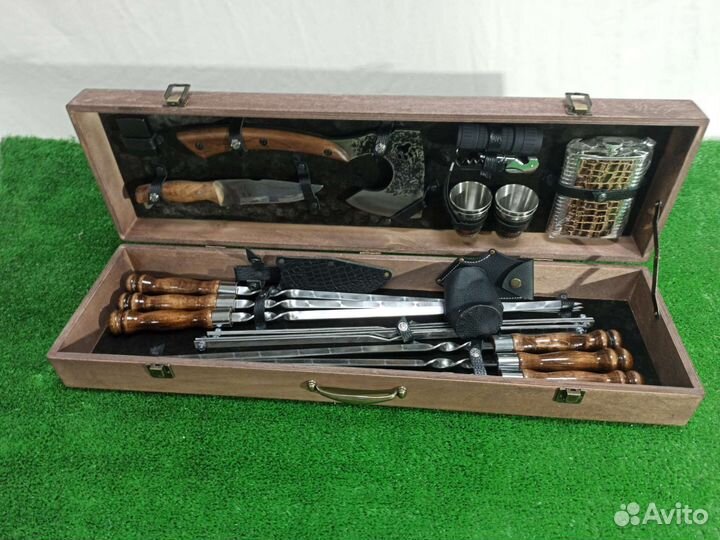Набор шашлычника в подарочном кейсе