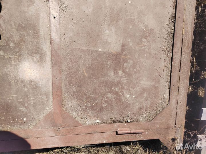 Ворота гаражные металлические бу