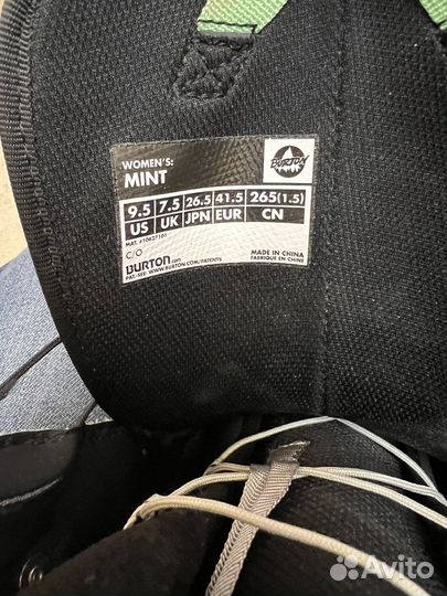 Сноубордические ботинки burton mint 265