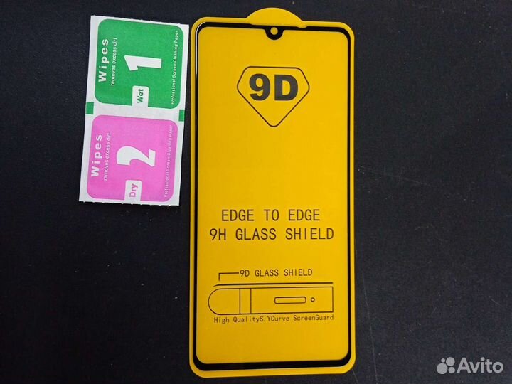 Защитное стекло на Huawei Honor P30 Чёрное