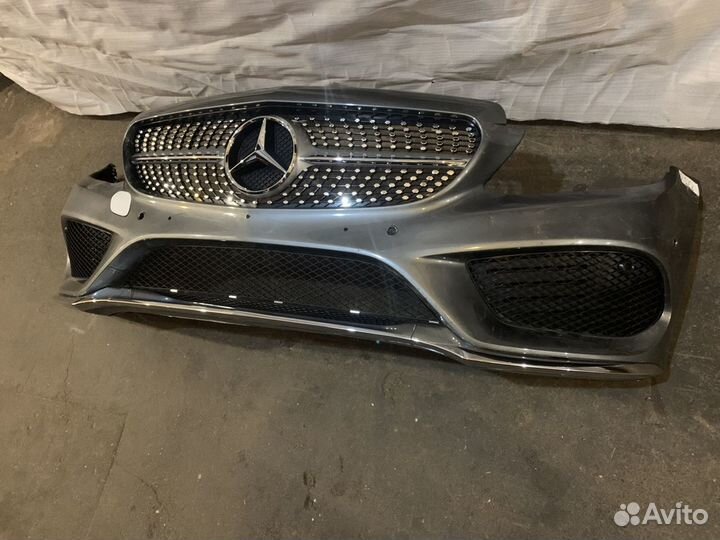 Передний бампер в сборе Mercedes W205 C205 AMG