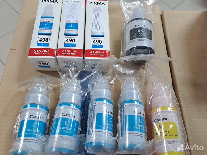 Краска Canon GI-490 C