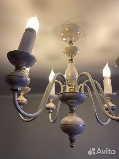 Люстра фарфоровая СССР