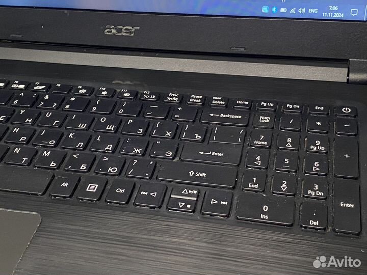 Быстрый ноутбук acer для работы, учёбы