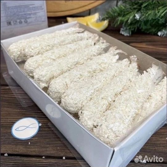 Креветки в тесте Фило/в кокосовой панировке