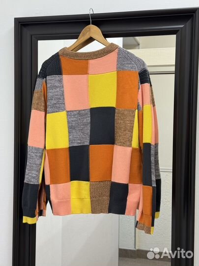 Джемпер женский Paul Smith в стиле пэчворк