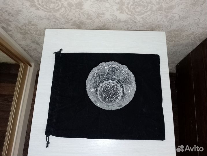 Ваза хрустальная/конфетница. СССР