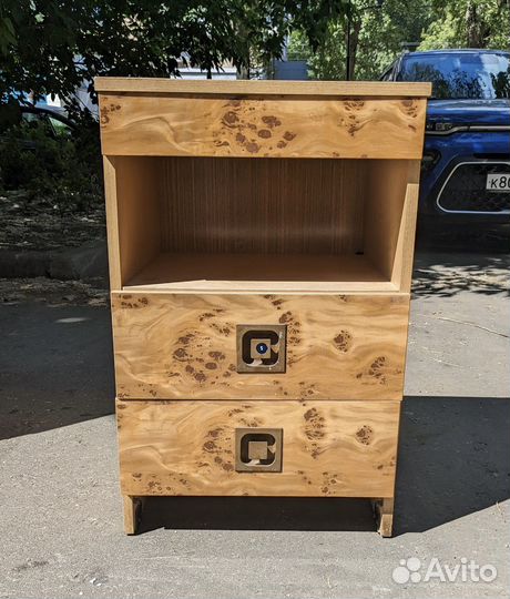 Тумба прикроватная 2 шт ретро береза СССР винтаж