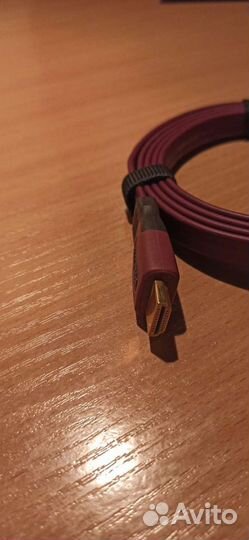 Кабель hdmi-hdmi Real Cable Flat