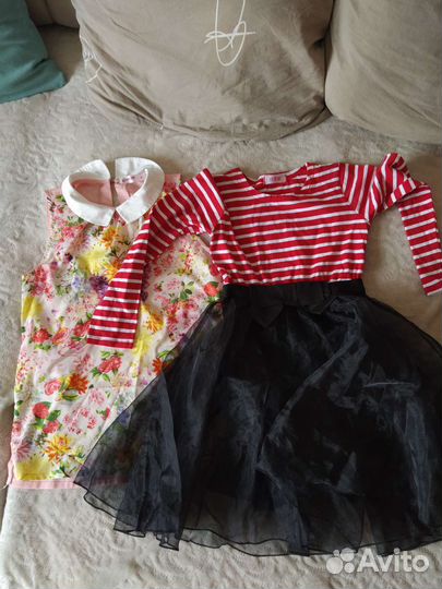 Вещи пакетом на девочку рост 128, 152см