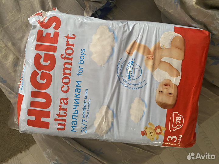 Подгузники huggies 3