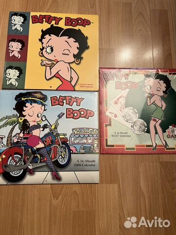 3 календаря Betty Boop/ коллекционное объявление продам