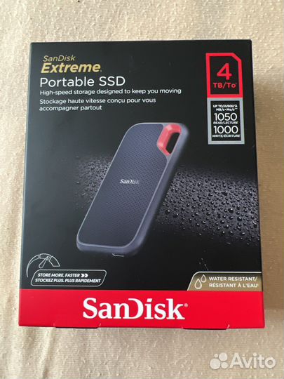 SanDisk Portable SSD 4 tb