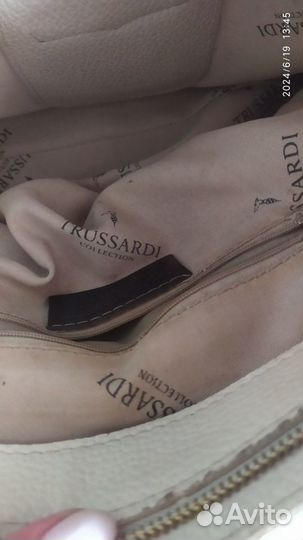 Сумка женская trussardi кожа