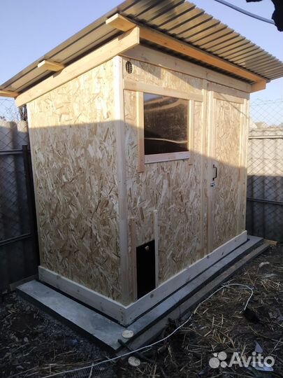Курятник на 15-20 кур без выгула