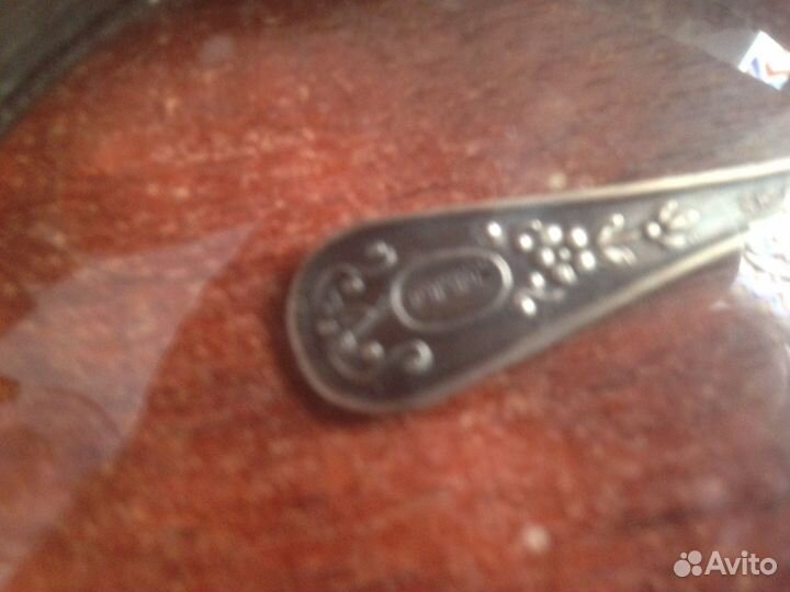 Солонки мельхиоровые с горячей эмалью