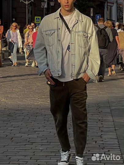 Джинсовая куртка pull bear