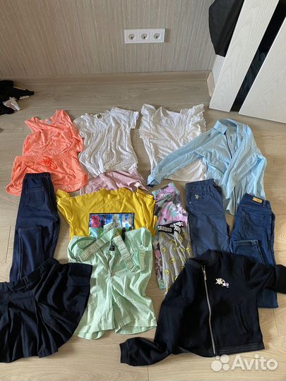 Вещи пакетом на девочку 10-11 лет (15 вещей)