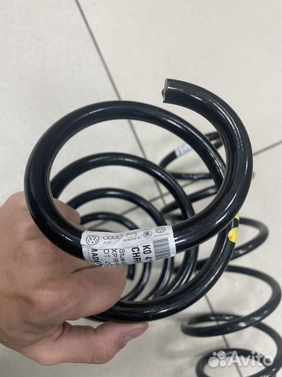 Передние пружины на Skoda Octavia A5