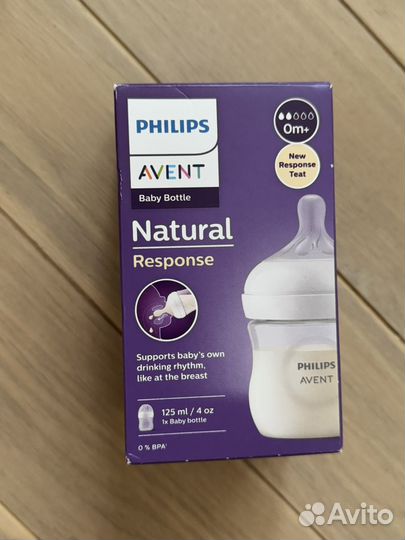 Бутылочка для кормления philips avent natural