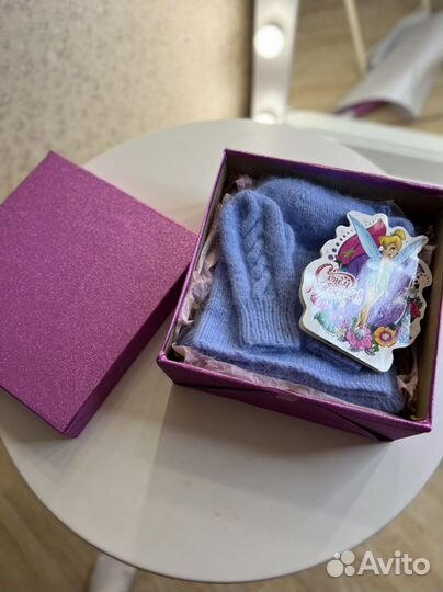 Шапка снуд и варежки