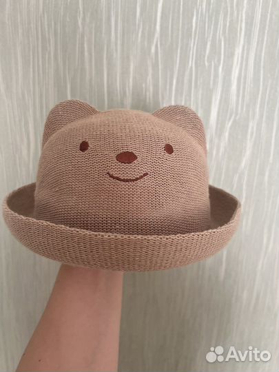 Соломенная шляпа детская