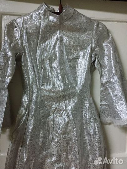 Платье СССР, ткань парча