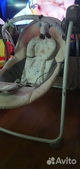 Детские качели шезлонг