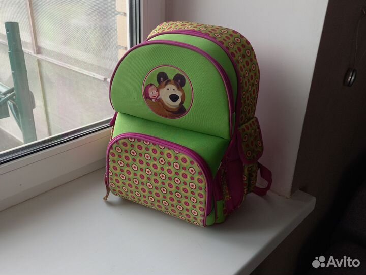 Рюкзак для девочки Маша и Медведь