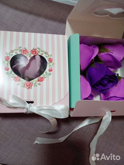 Розы из мыла