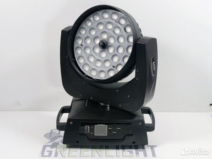 Голова Wash 36x10 4in1 ver.PRO с цельной линзой