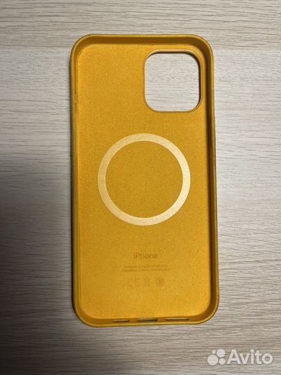 Коженный чехол iPhone 12 Pro Max оригинальный