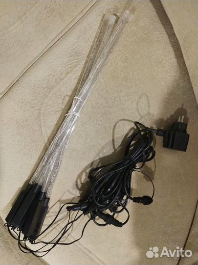 Цепь уличных гирлянд на дом 