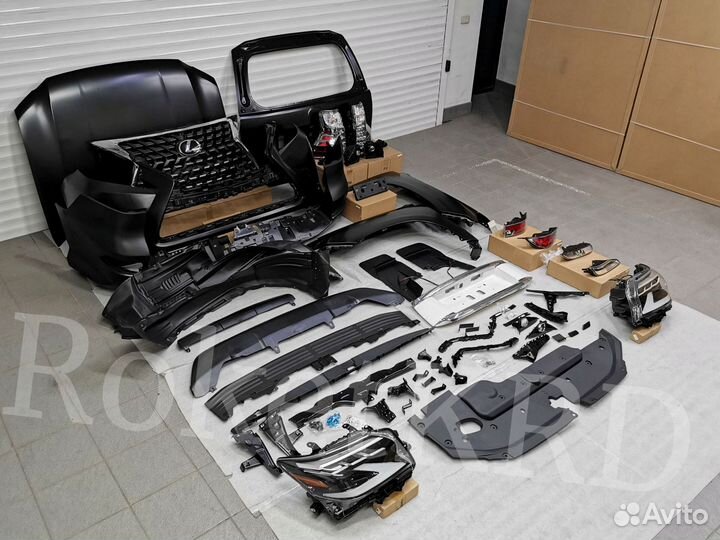 Рестайлинг комплект prado 150 в lexus gx460 2020